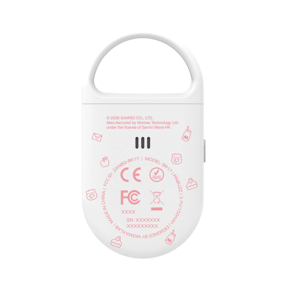 Momax × Hello Kitty 可充電防盜個人警報器 Find My 全球定位器
