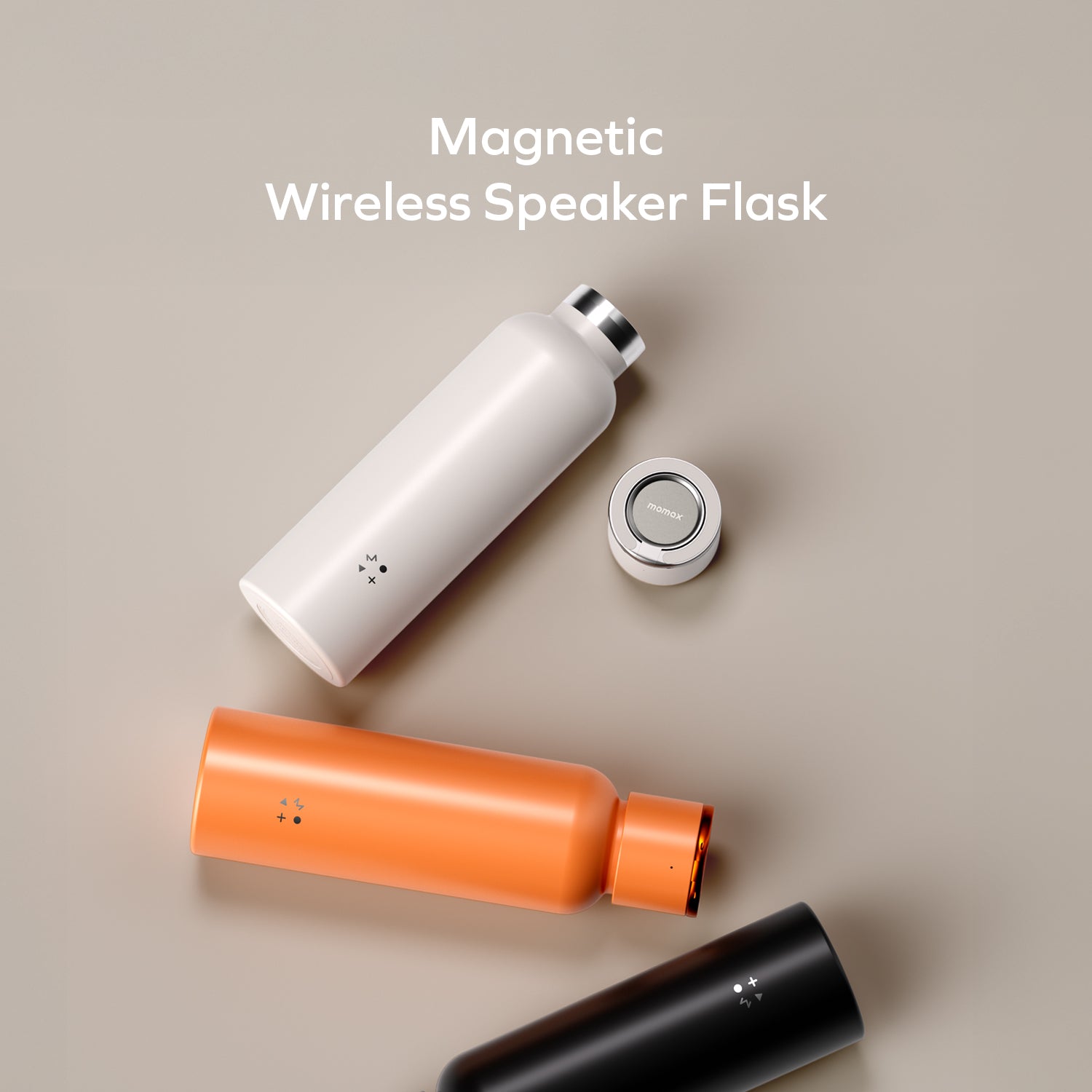 1-Vibe Bottle 磁吸音樂水樽 (送 1-Power Badge+)
