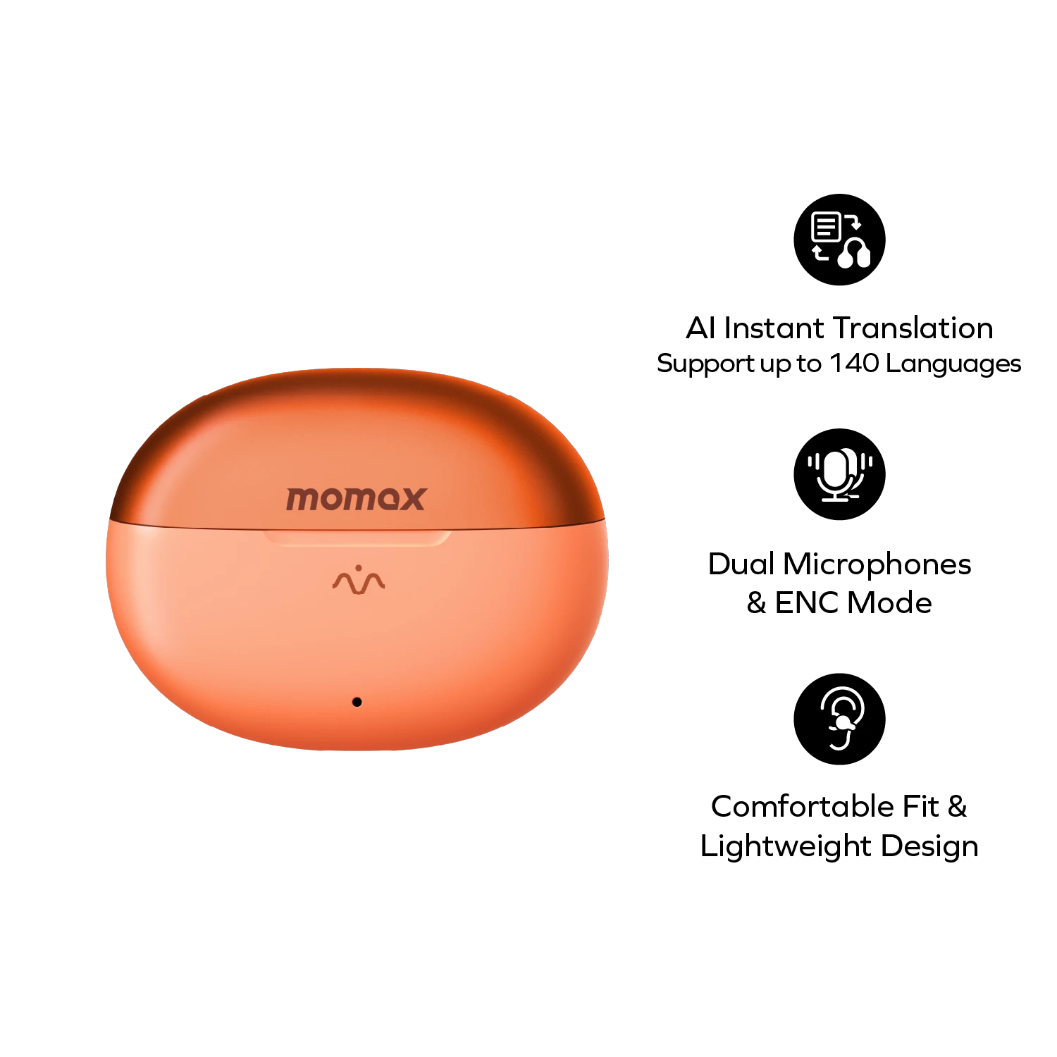 1-VIBE CLIP M.IN.D AI 夾耳式環境降噪耳機
