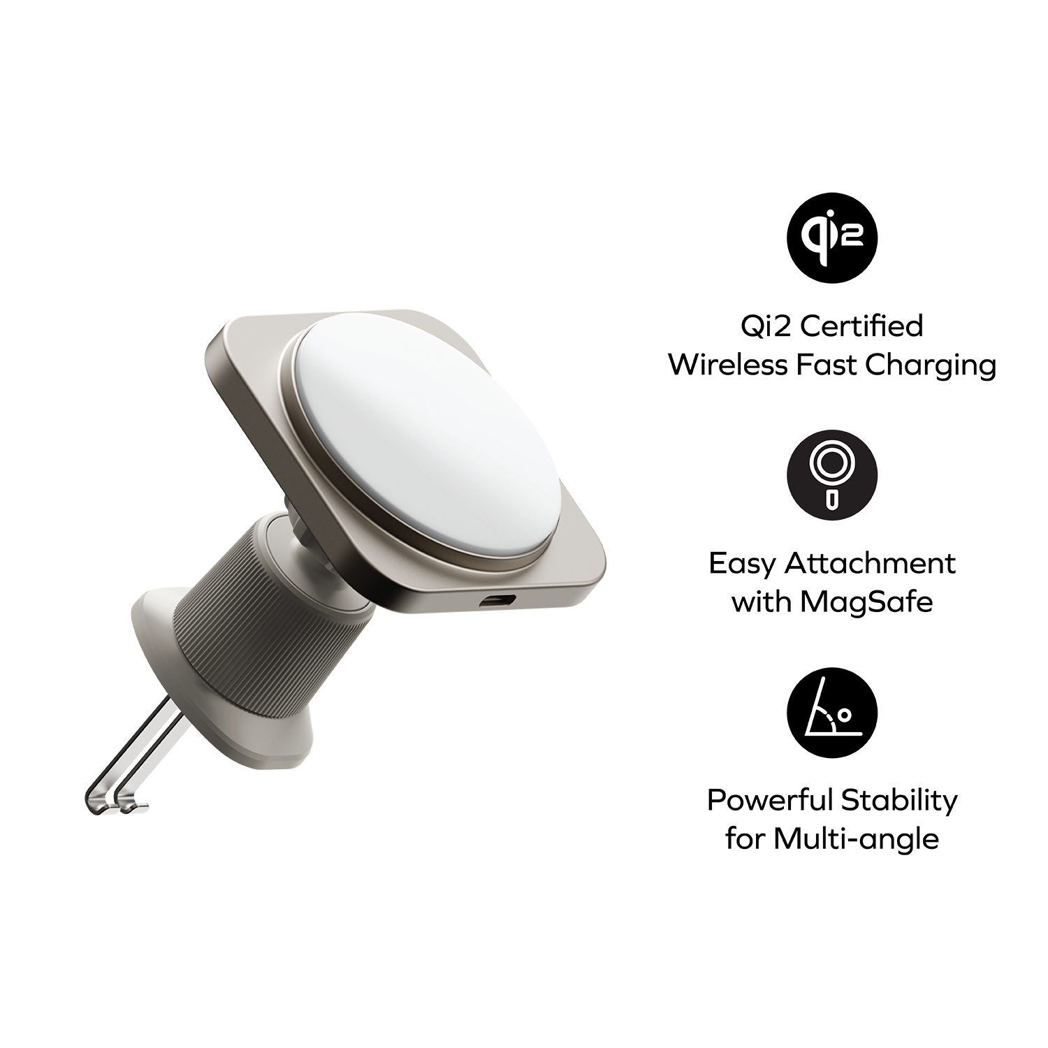 Q2.Mag Mount 15W 無線充電車載重力支架