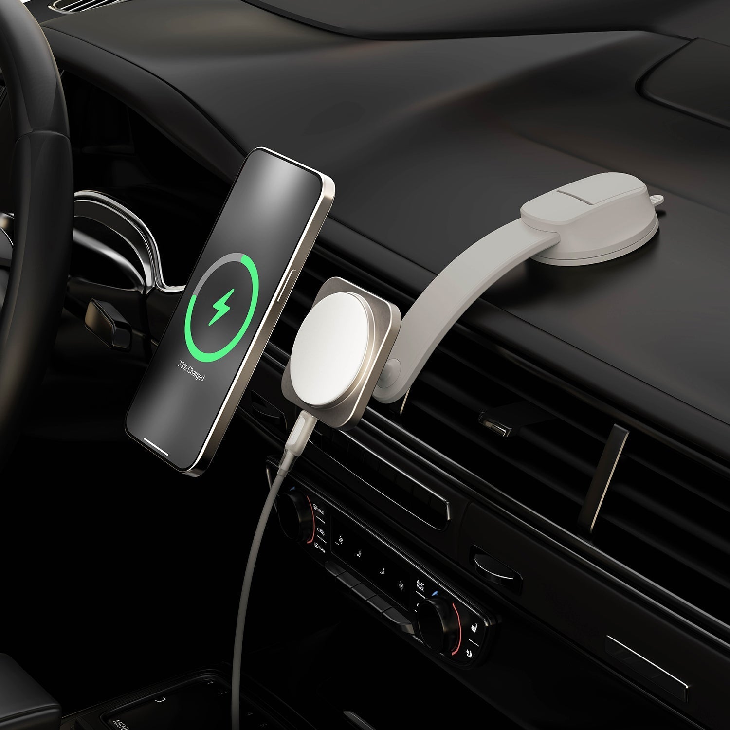 Q2.Mag Mount 15W 無線充電車載重力支架