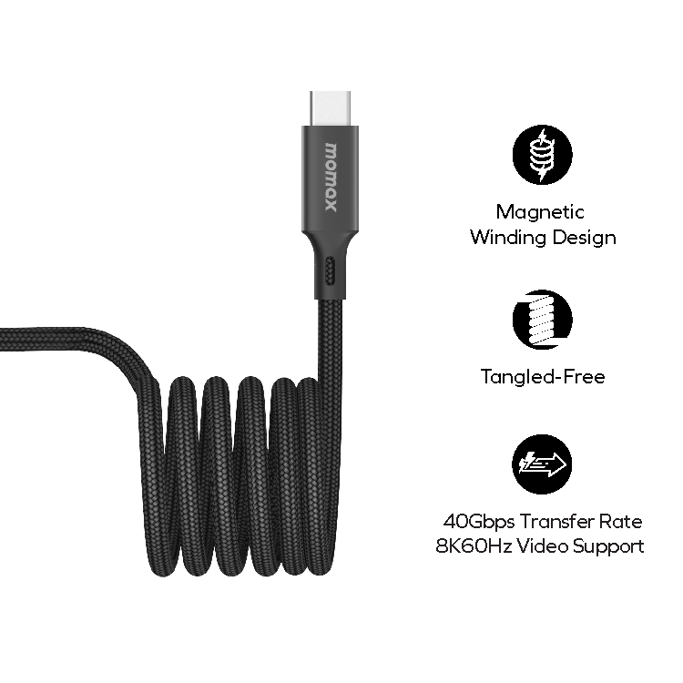 Mag.Link - 240W USB-C to USB-C USB 4 40Gbps 1.5M 磁吸連接線