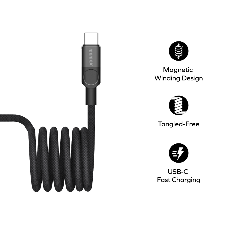 Mag.link 240W USB-C to USB-C 磁吸連接線 (2m)