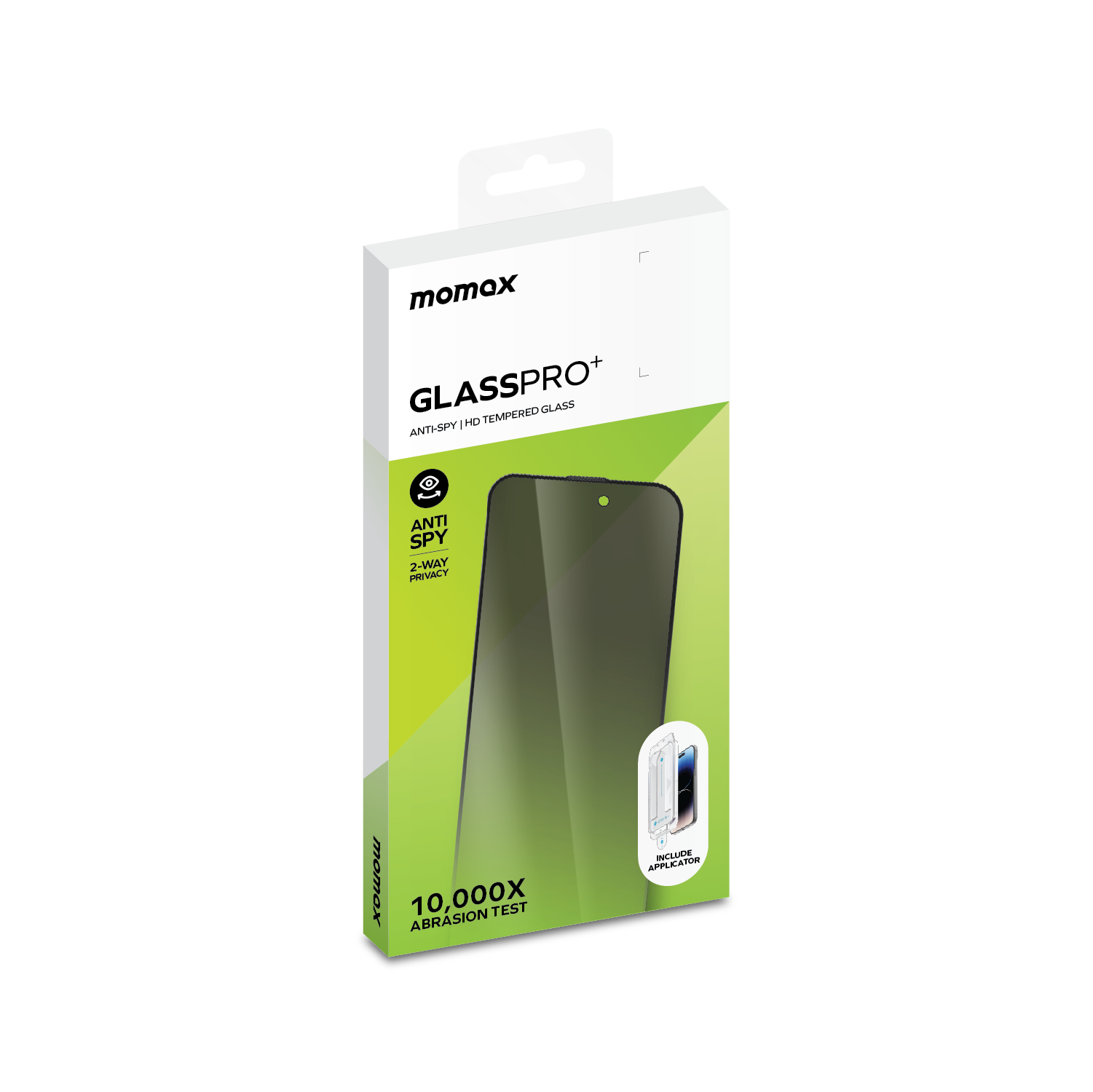 Momax iPhone 15 系列 GlassPro+ 全篇貼絲印邊高清防窺玻璃膜