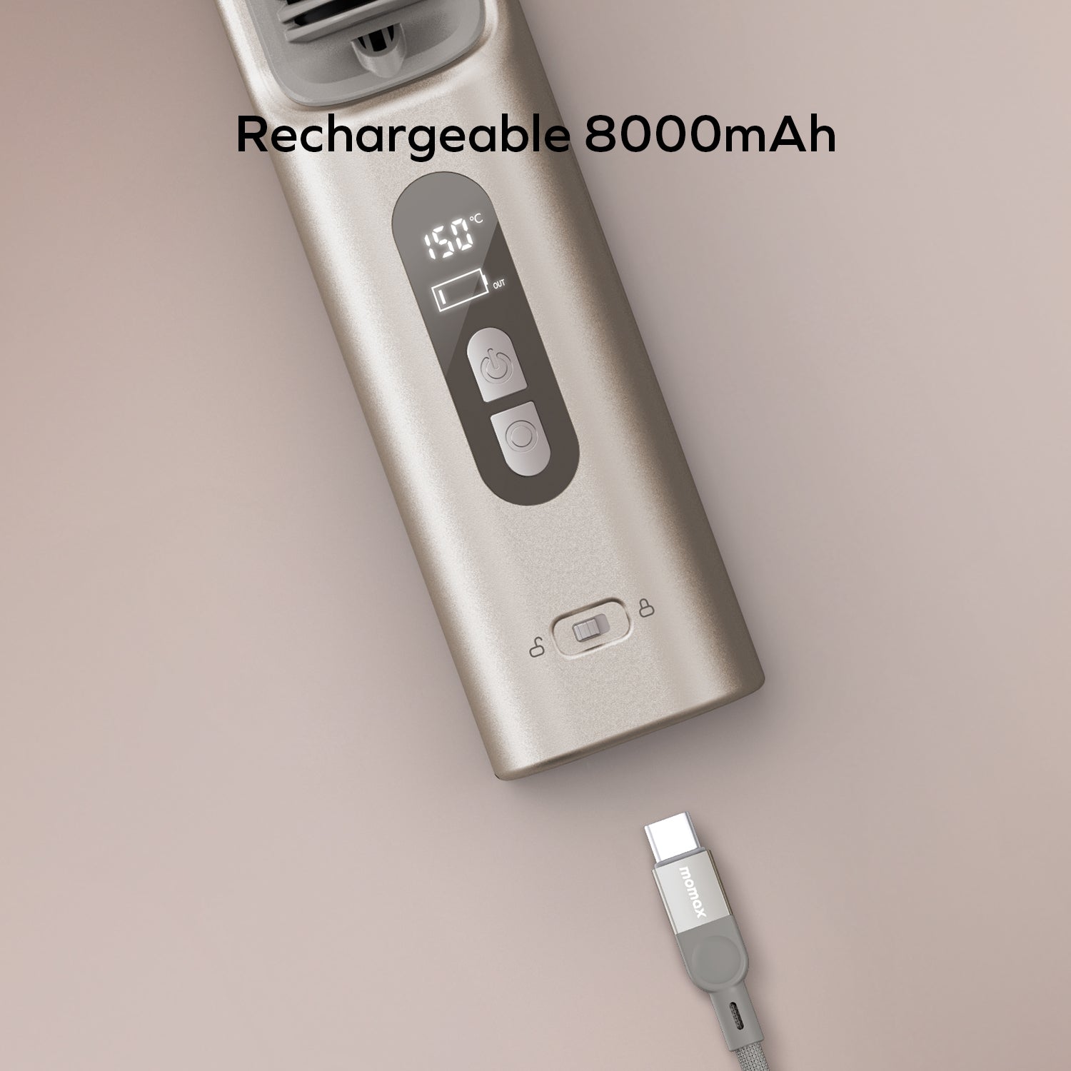 1-Care Sleek 旅行無線負離子直髮梳