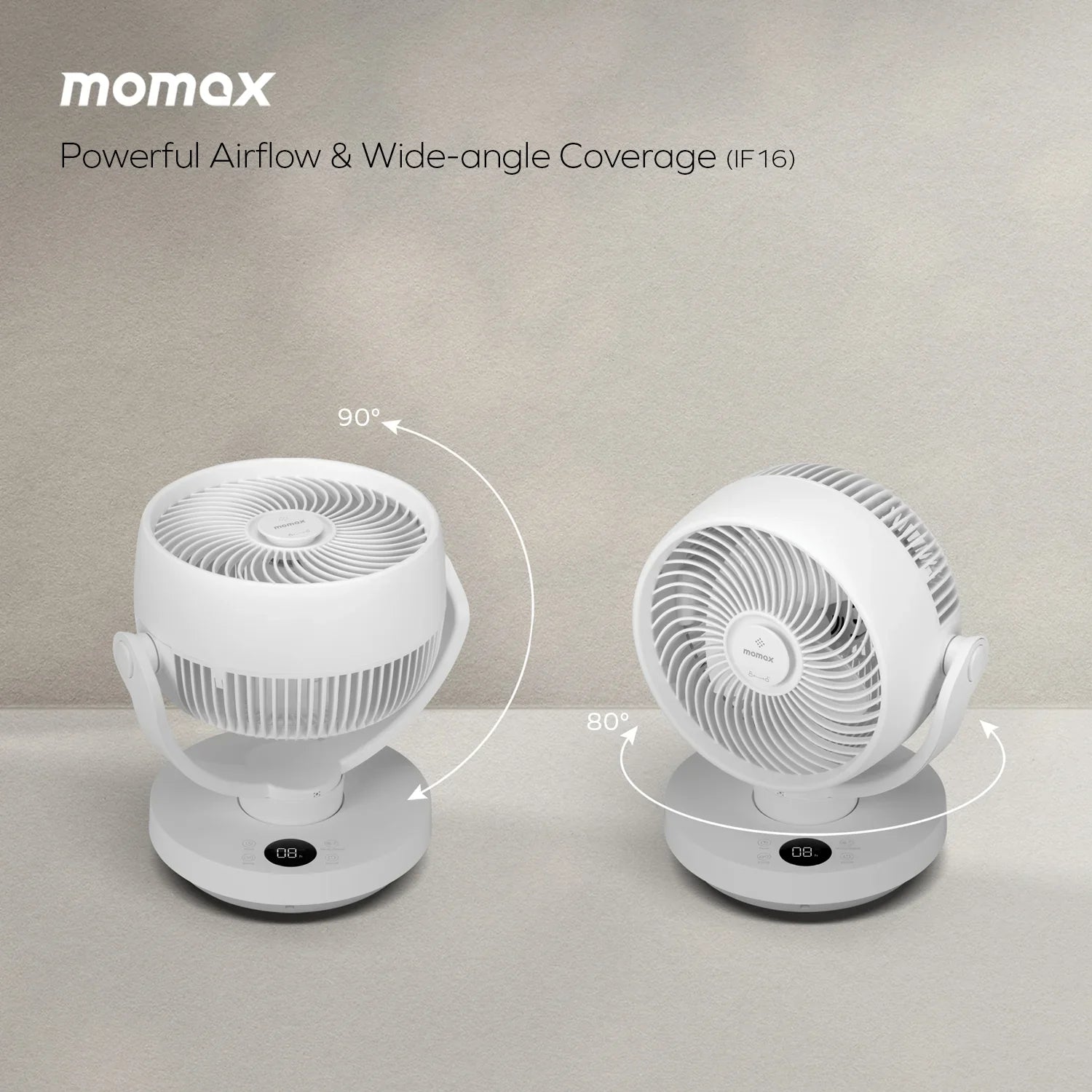 Airoma 3D air circulation fan