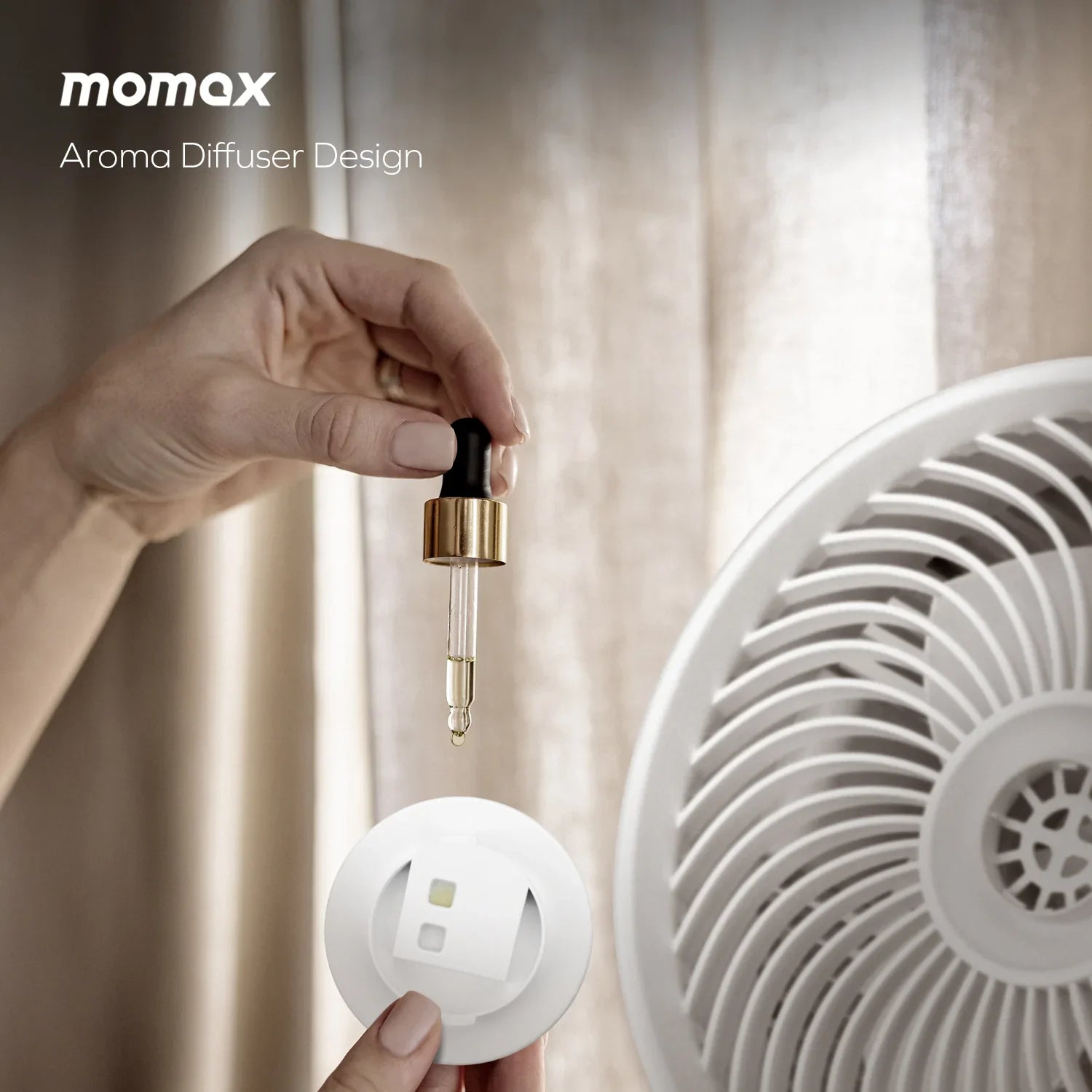 Airoma 3D air circulation fan