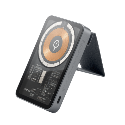 Momax Q.Mag Power 8 磁吸無線充流動電源連支架5000mAh