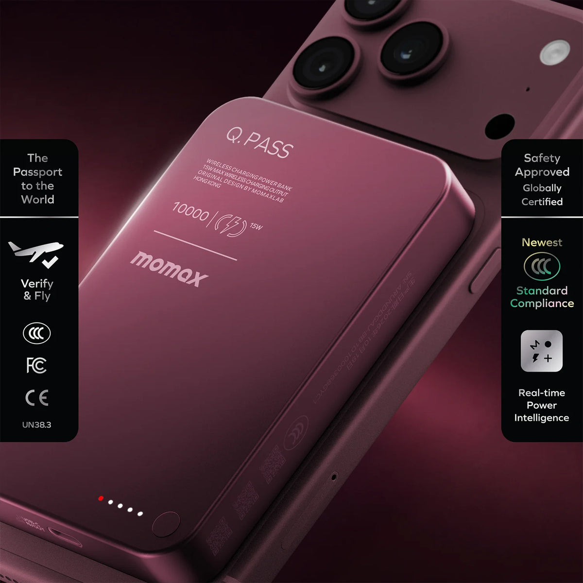 1-Power Q.Pass 10000mAh 磁吸流動電源