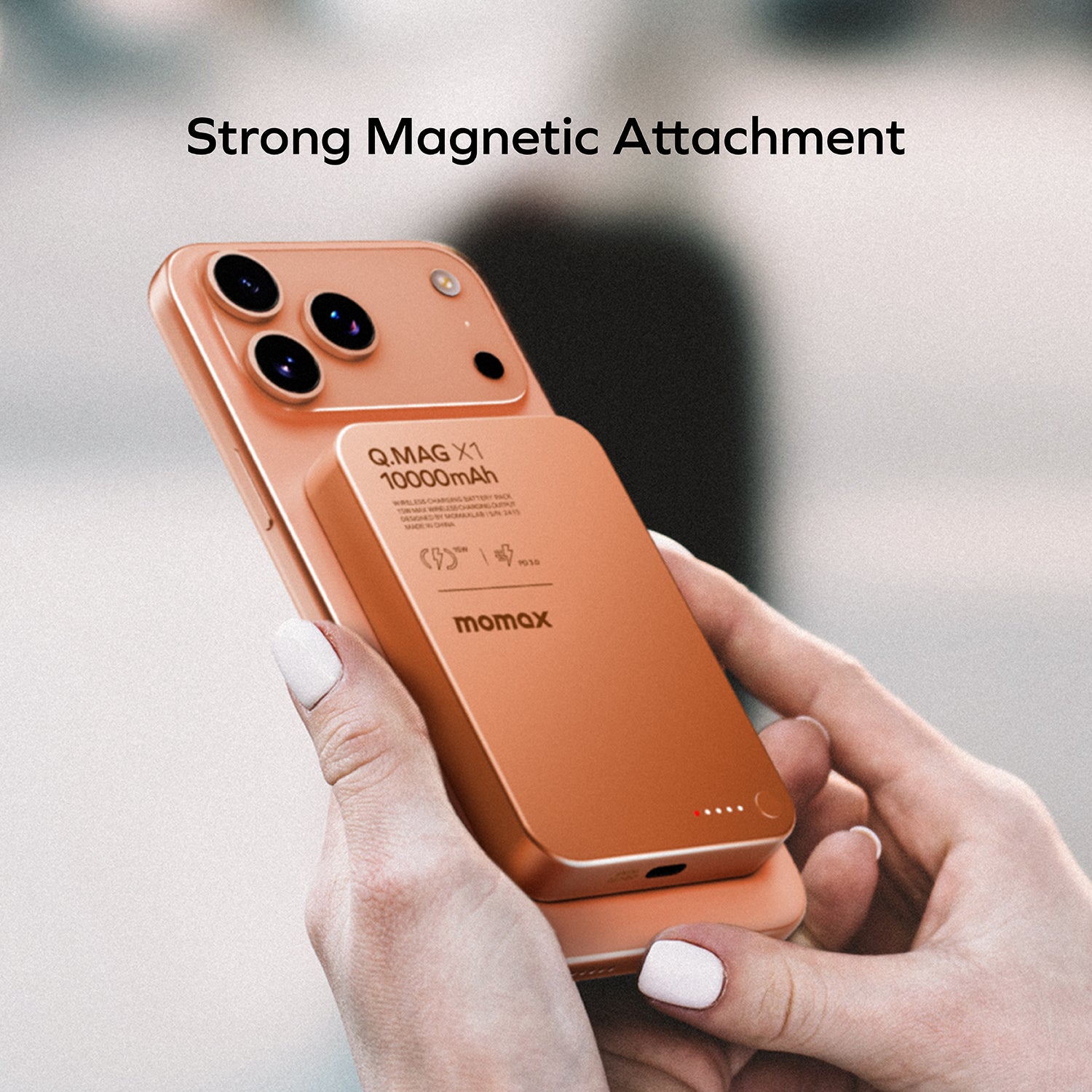 Q.Mag X1 Magnetic Wireless Power Bank 10000mAh - Gen 2