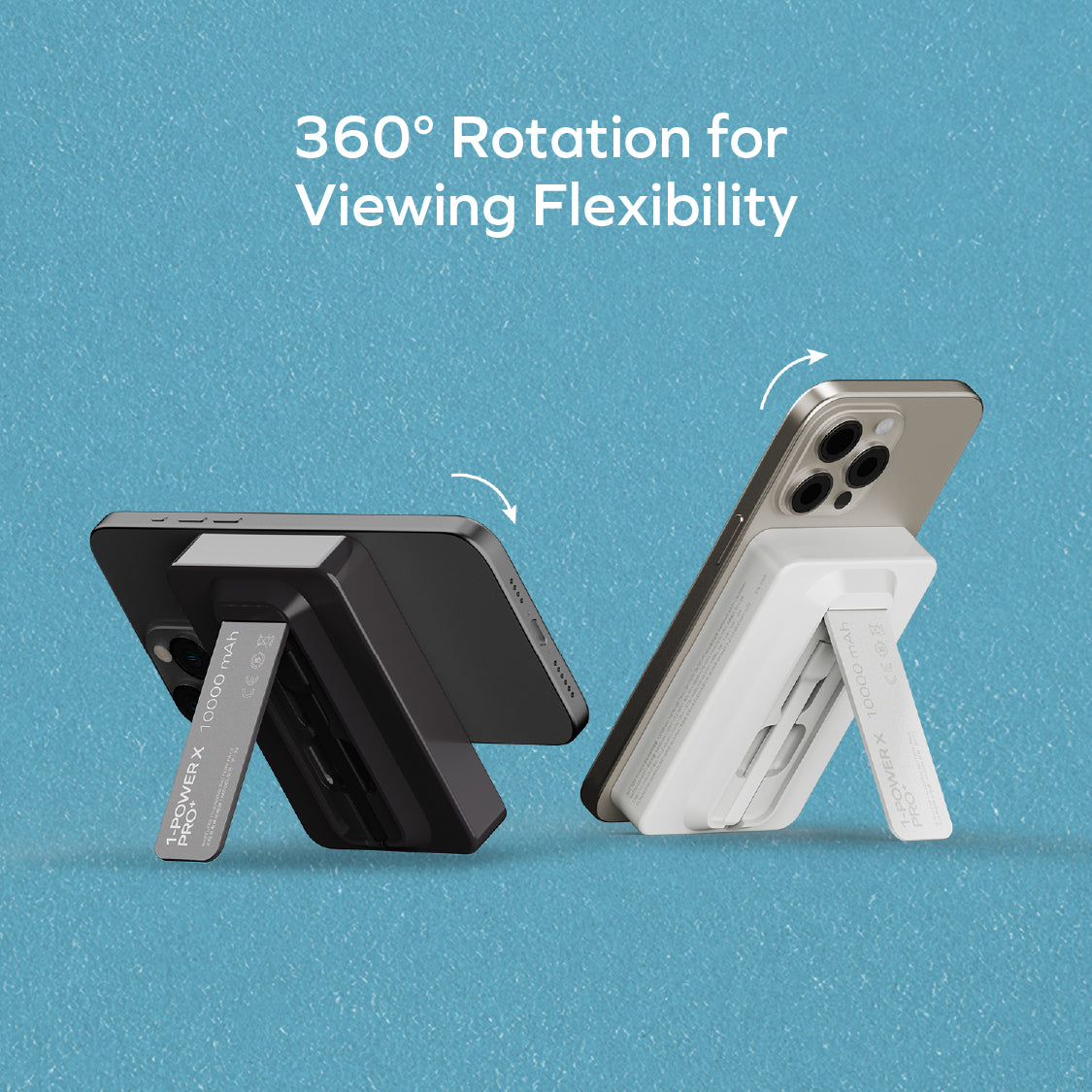 1-Power X Pro+ 10000mAh 內置USB-C線移動源支架 (CCC 認證)