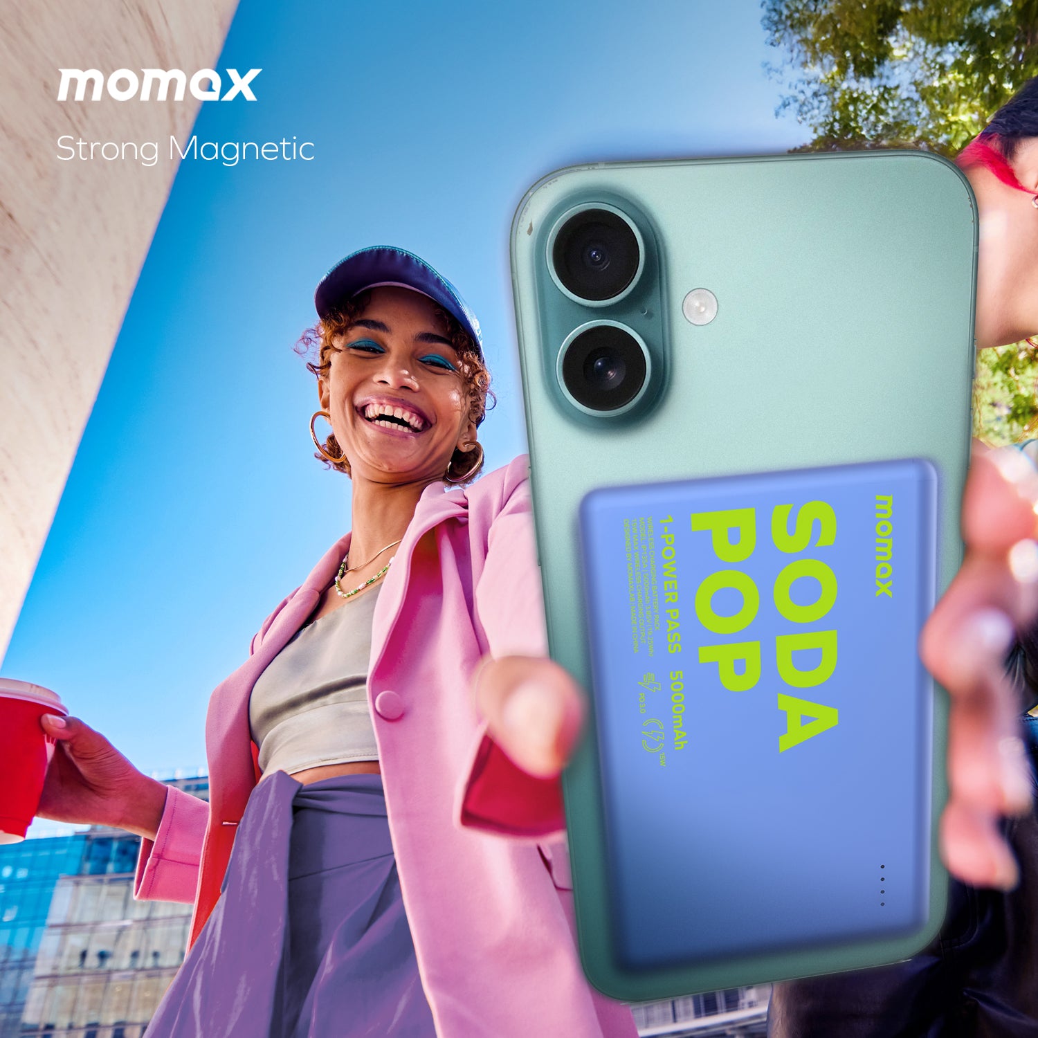 1-Power Pass 磁吸無線吸流動電源 5000mAh (CCC 認證)