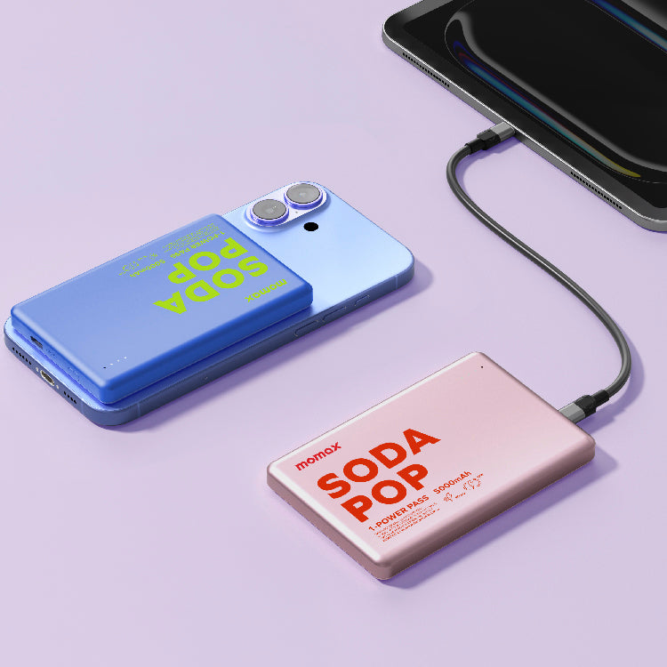 1-Power Pass 磁吸無線吸流動電源 5000mAh (CCC 認證)