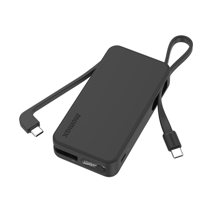 1-Power Vital+ Power Bank 10000mAh With 2 Built-In USB-C Cables