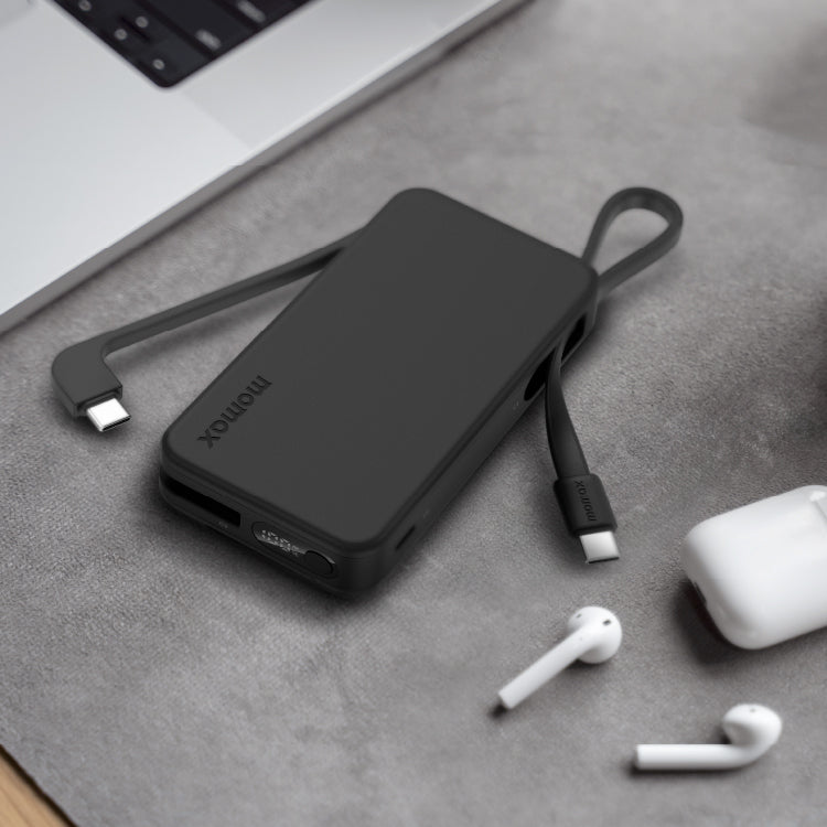 1-Power Vital+ 10000mAh 流動電源,內建雙 USB-C 線 (CCC 認證)