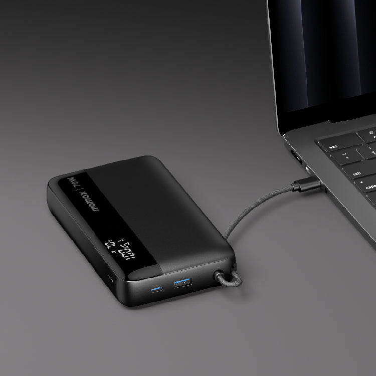 1-Power Ultra+ 20000mAh 內置 USB-C 線 70W 移動電源