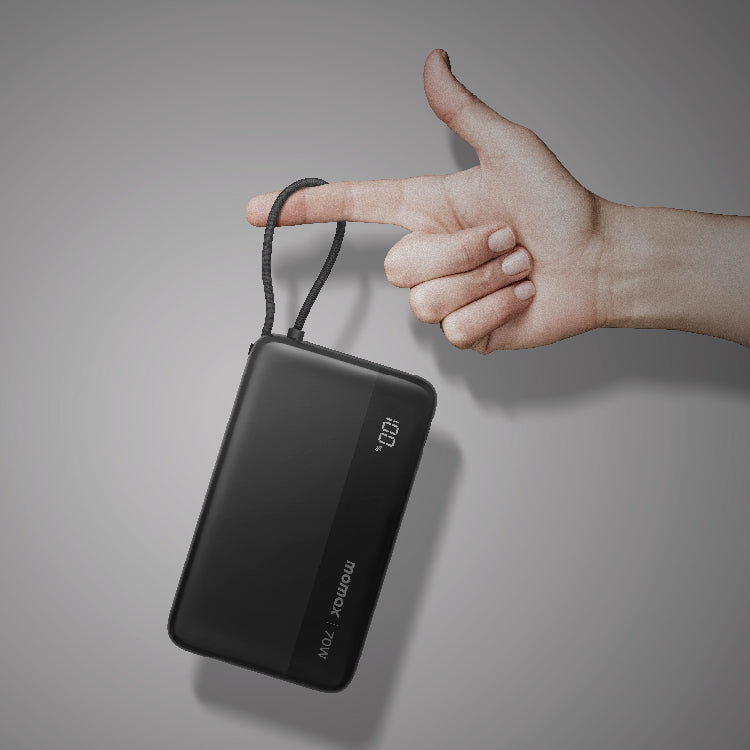 1-Power Ultra+ 20000mAh 內置 USB-C 線 70W 移動電源