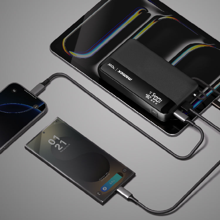 1-Power Ultra+ 20000mAh 內置 USB-C 線 70W 移動電源