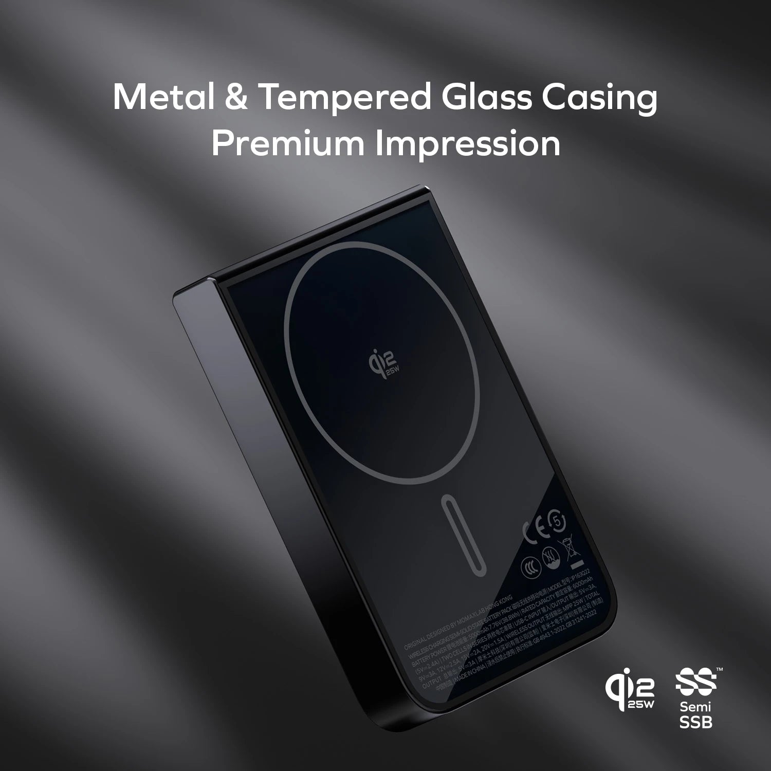 1-Power S.Pass² 10000mAh 半固態磁吸流動電源 (CCC 認證)