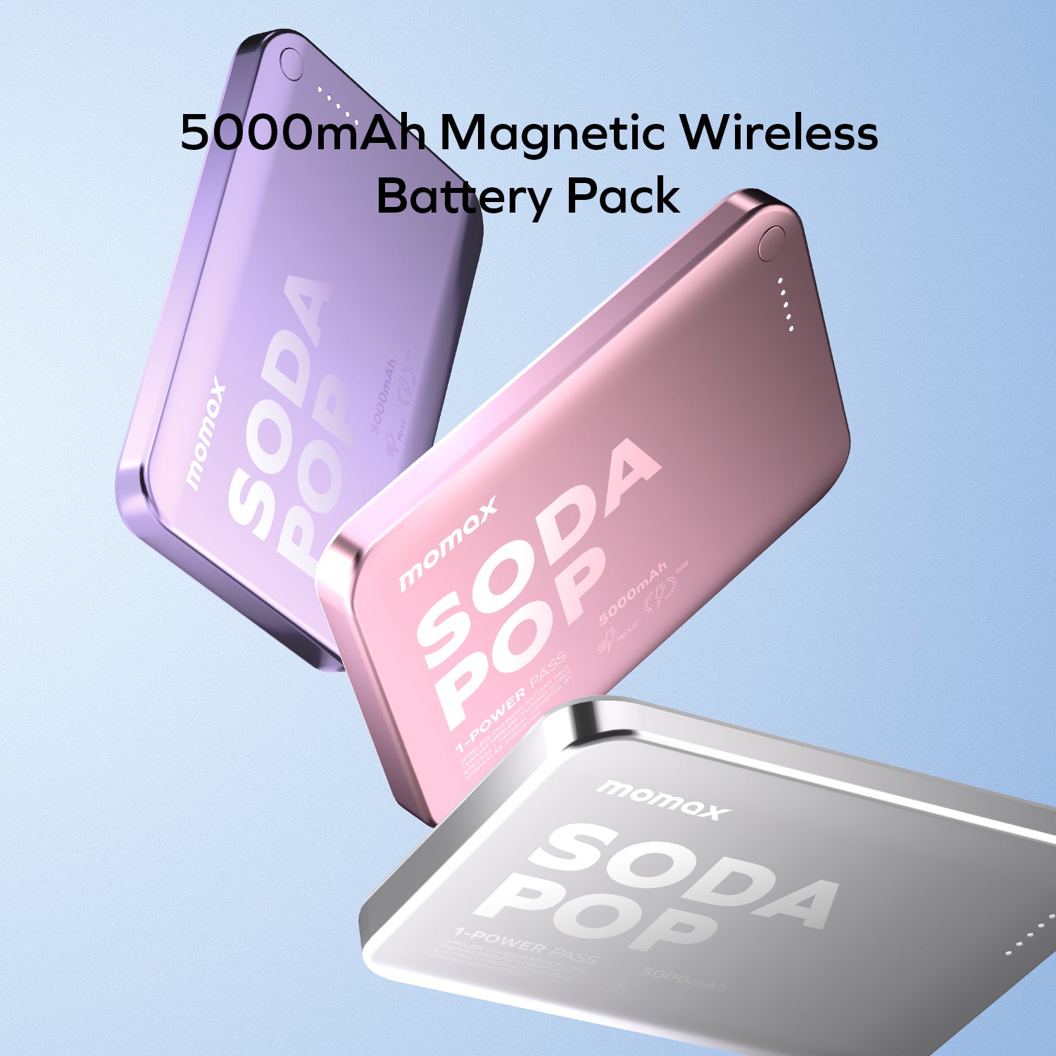 1-Power Pass 5000mAh 磁吸流動電源 (CCC 認證)