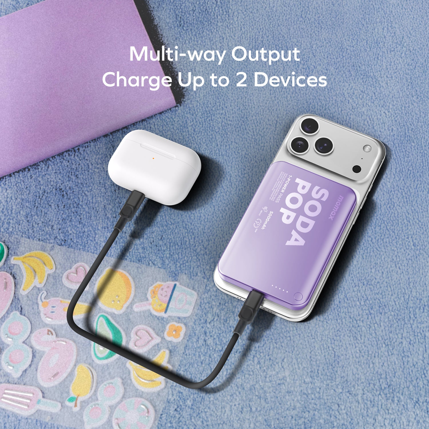 1-Power Pass 5000mAh 磁吸流動電源 (CCC 認證)