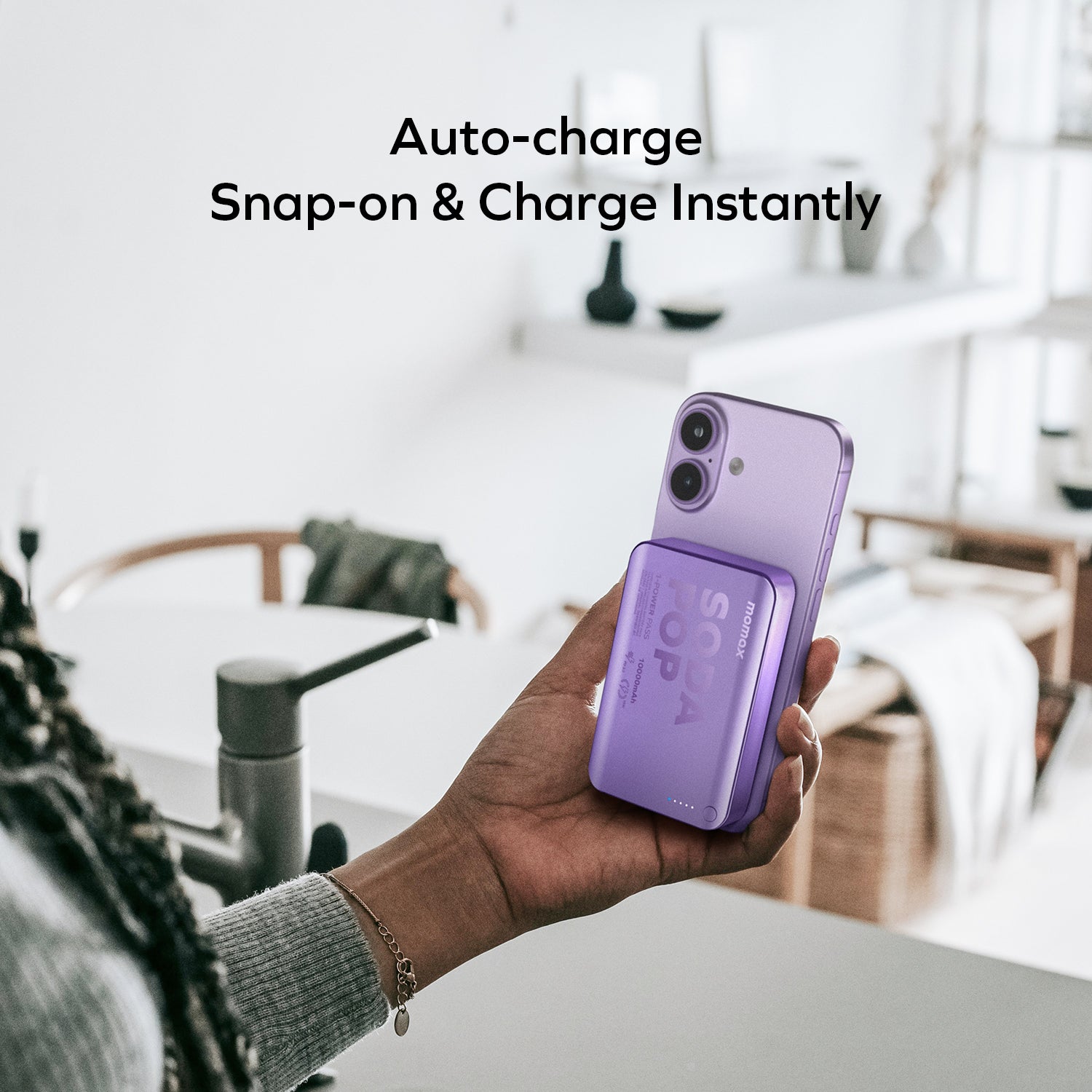 1-Power Pass 10000mAh 磁吸流動電源 (CCC 認證)