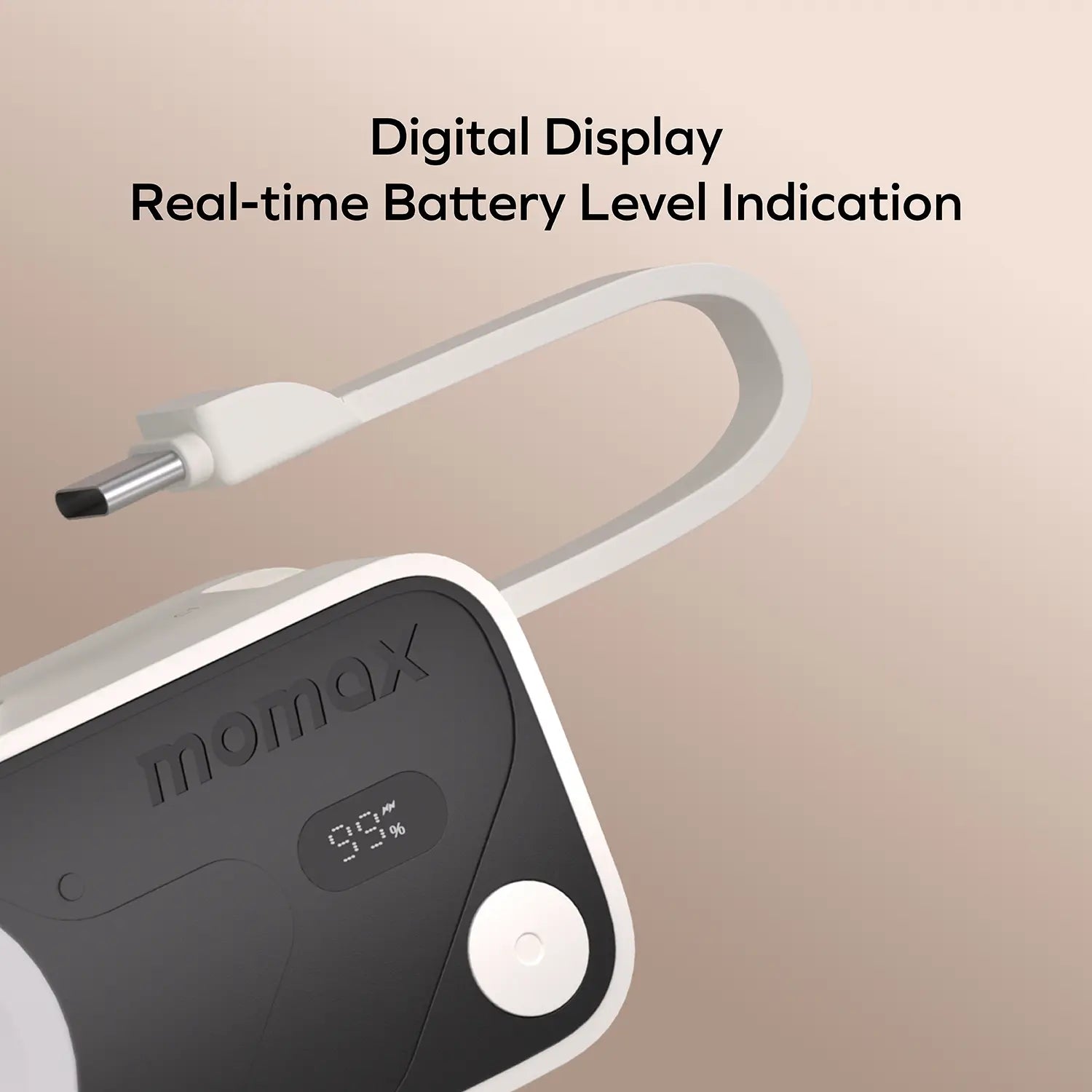 1-Power X Pro Mini⁺ 5000mAh 內置USB-C 可摺疊充電插頭及 USB-C 線移動電源配備 Apple Watch 快速充電器