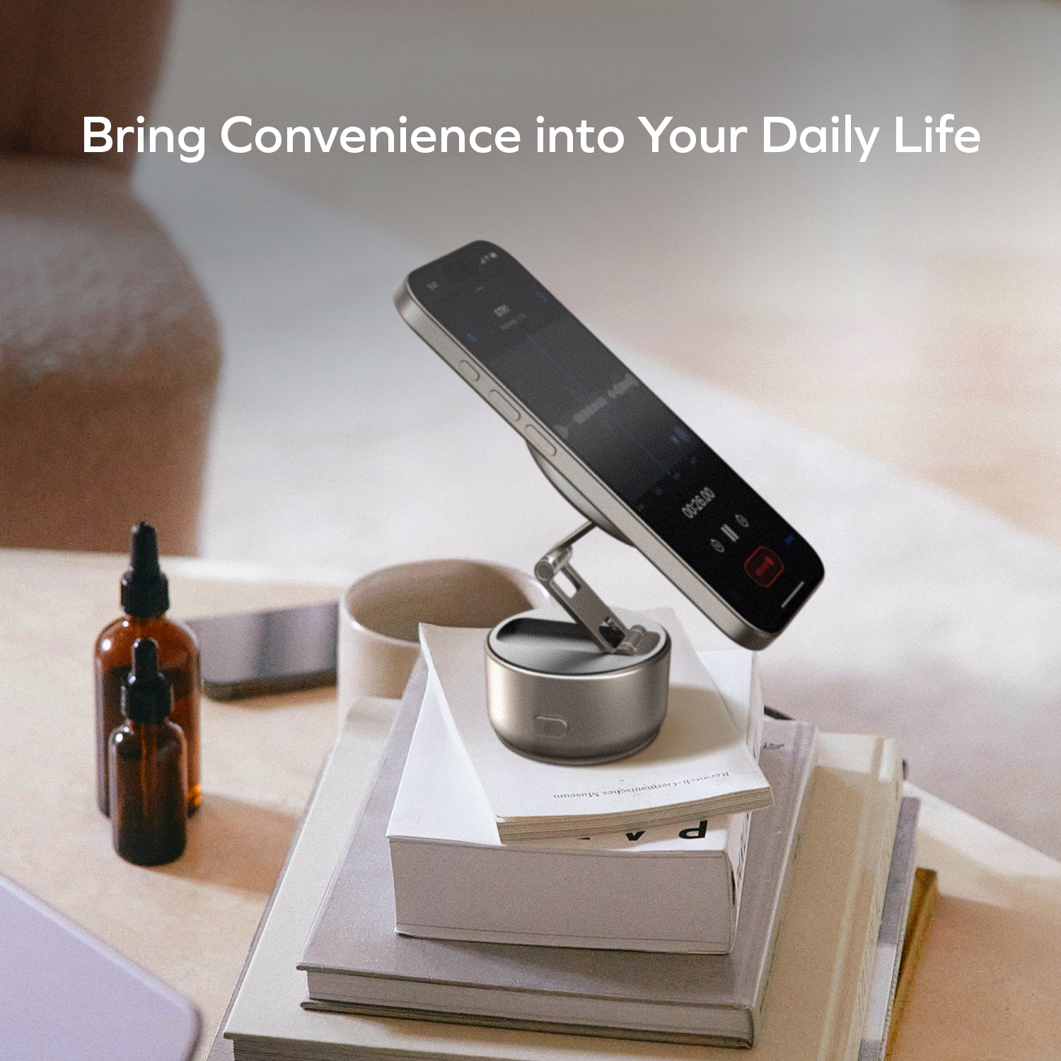 1-Snap Go 電動吸盤磁吸支架