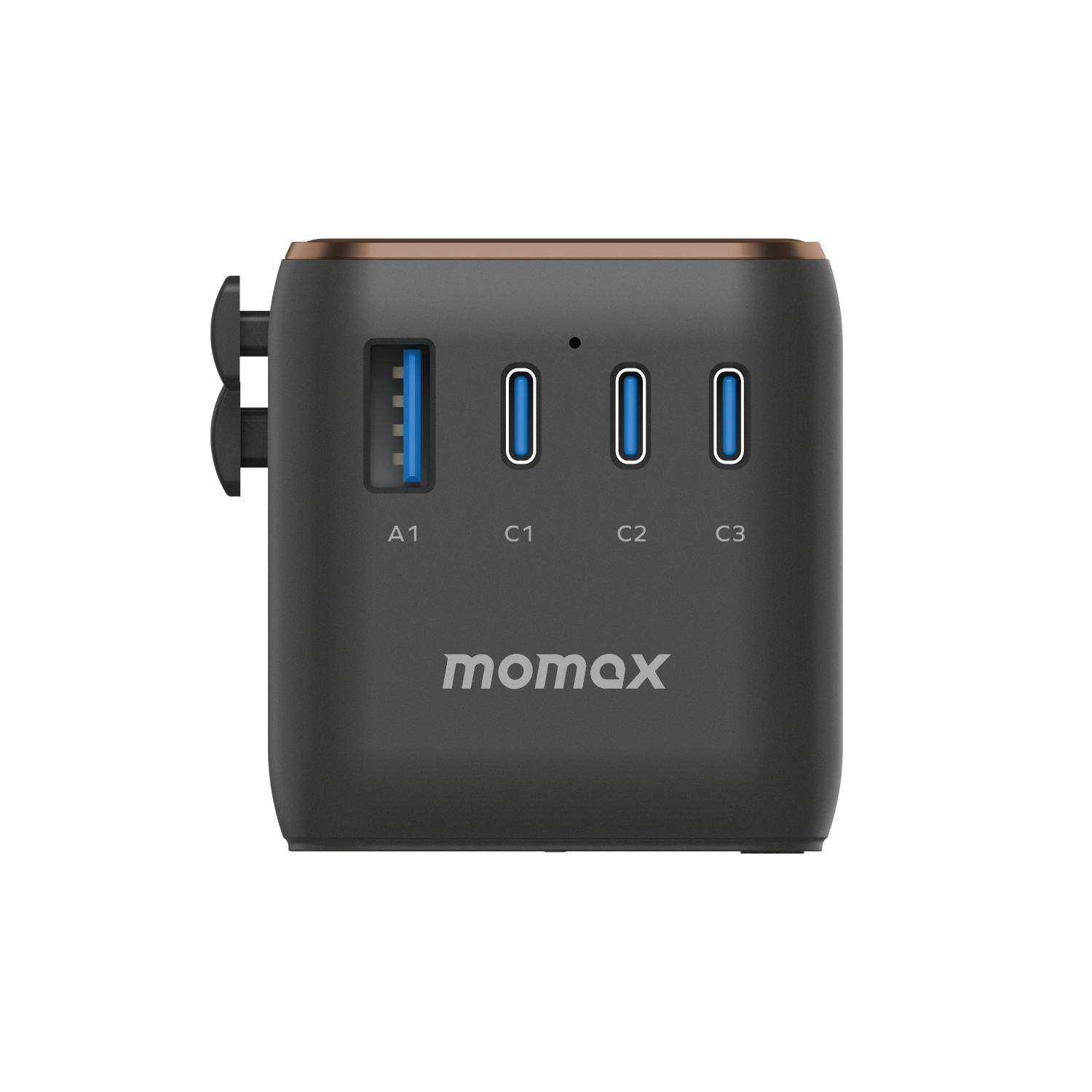 1-World 4-Port GaN Travel Charger 170W + USB-C Cable
