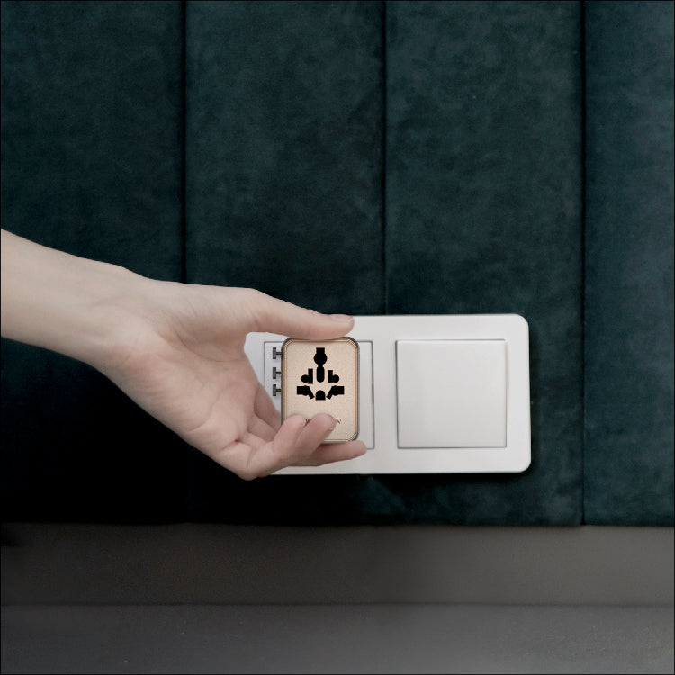 1-WORLD² 70W 雙 AC 五 USB GaN 全球轉換插座