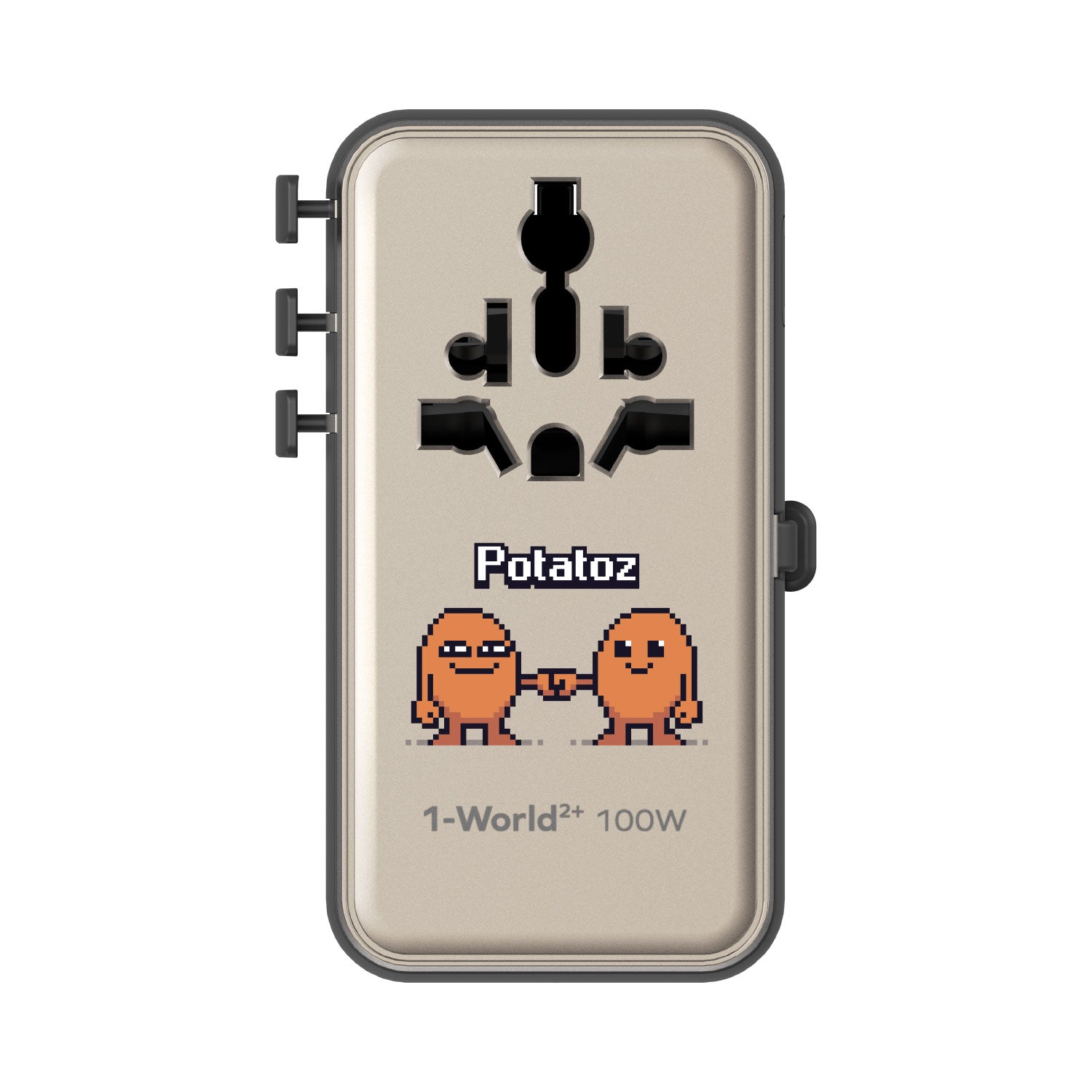 1-World²⁺ 100W 伸縮充電線四接口旅行充電插座