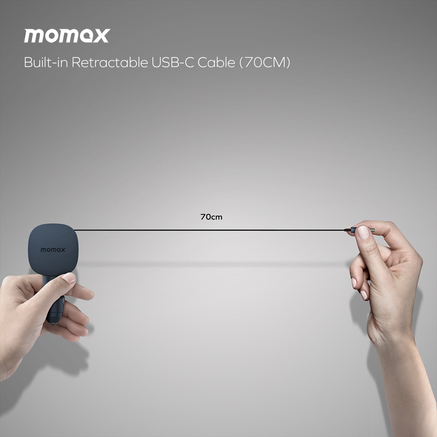 1-Move⁺
2-Port Car Charger With Built-In Retractable Cable 60W