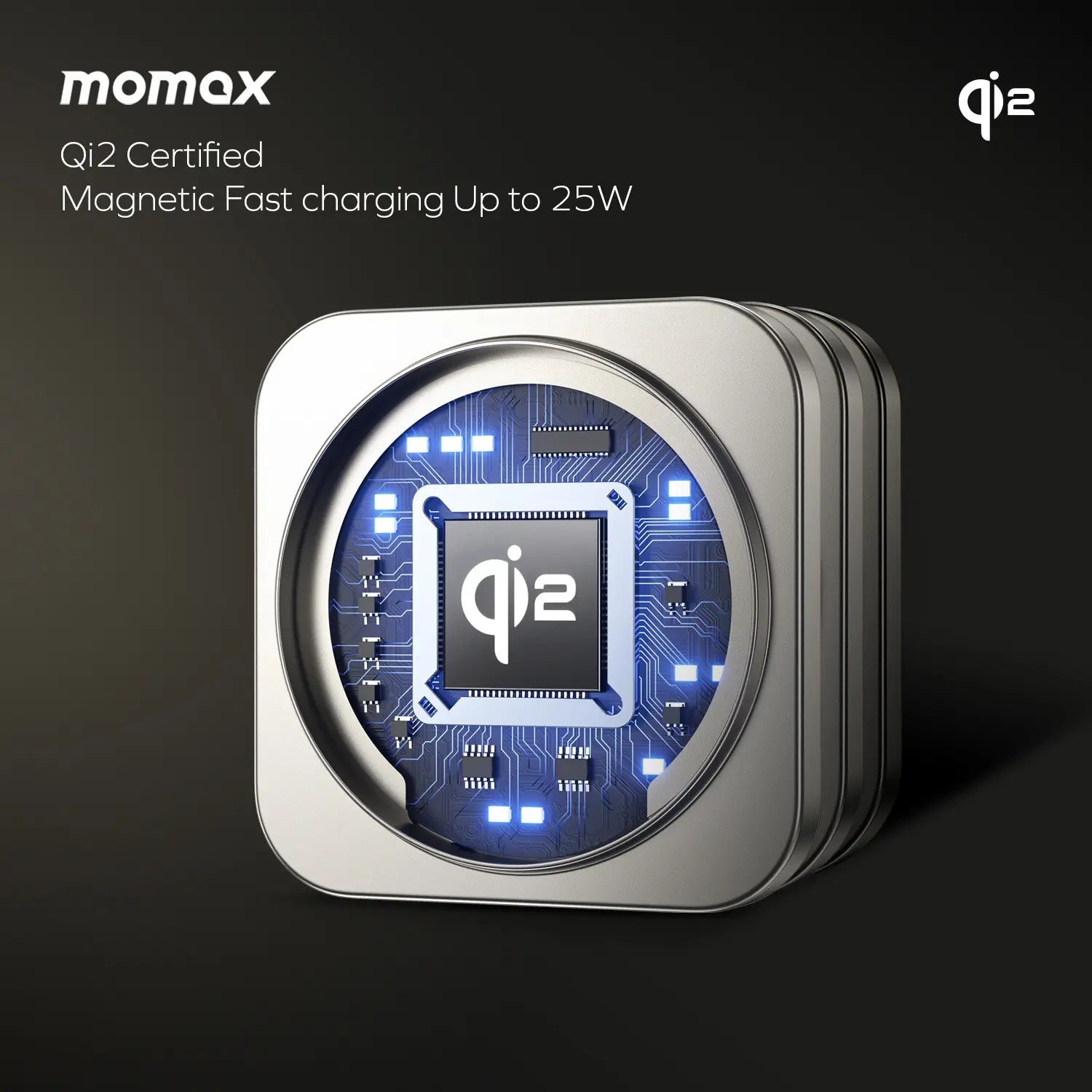 Q2.Mag Go 15W Qi2 三合一磁吸無線充電支架