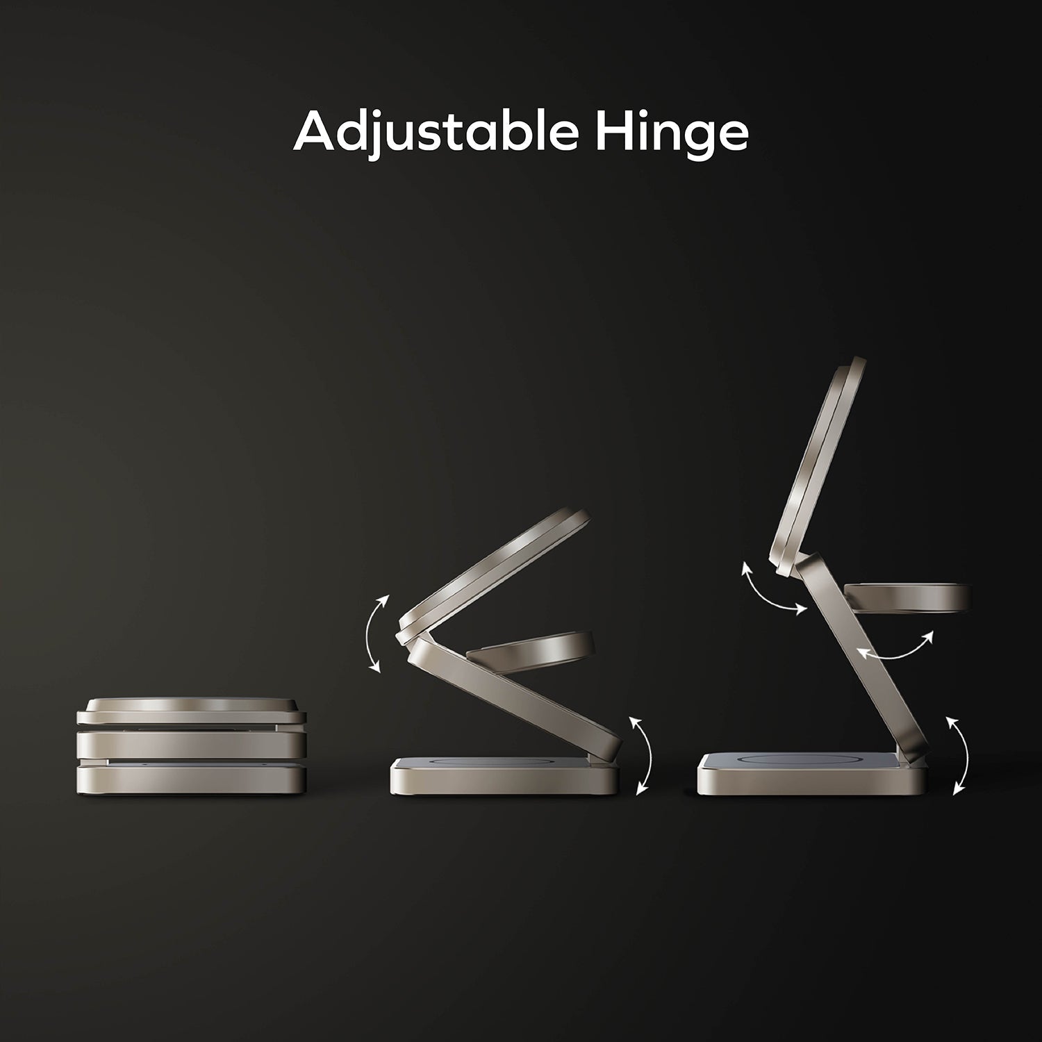 Q2.Mag Go 15W Qi2 三合一磁吸無線充電支架