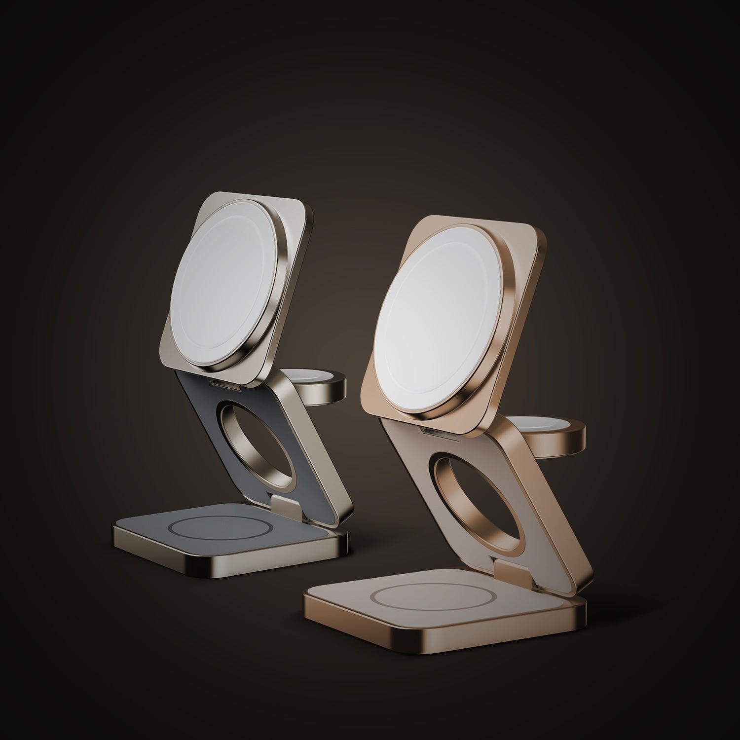 Q2.Mag Go 15W Qi2 三合一磁吸無線充電支架