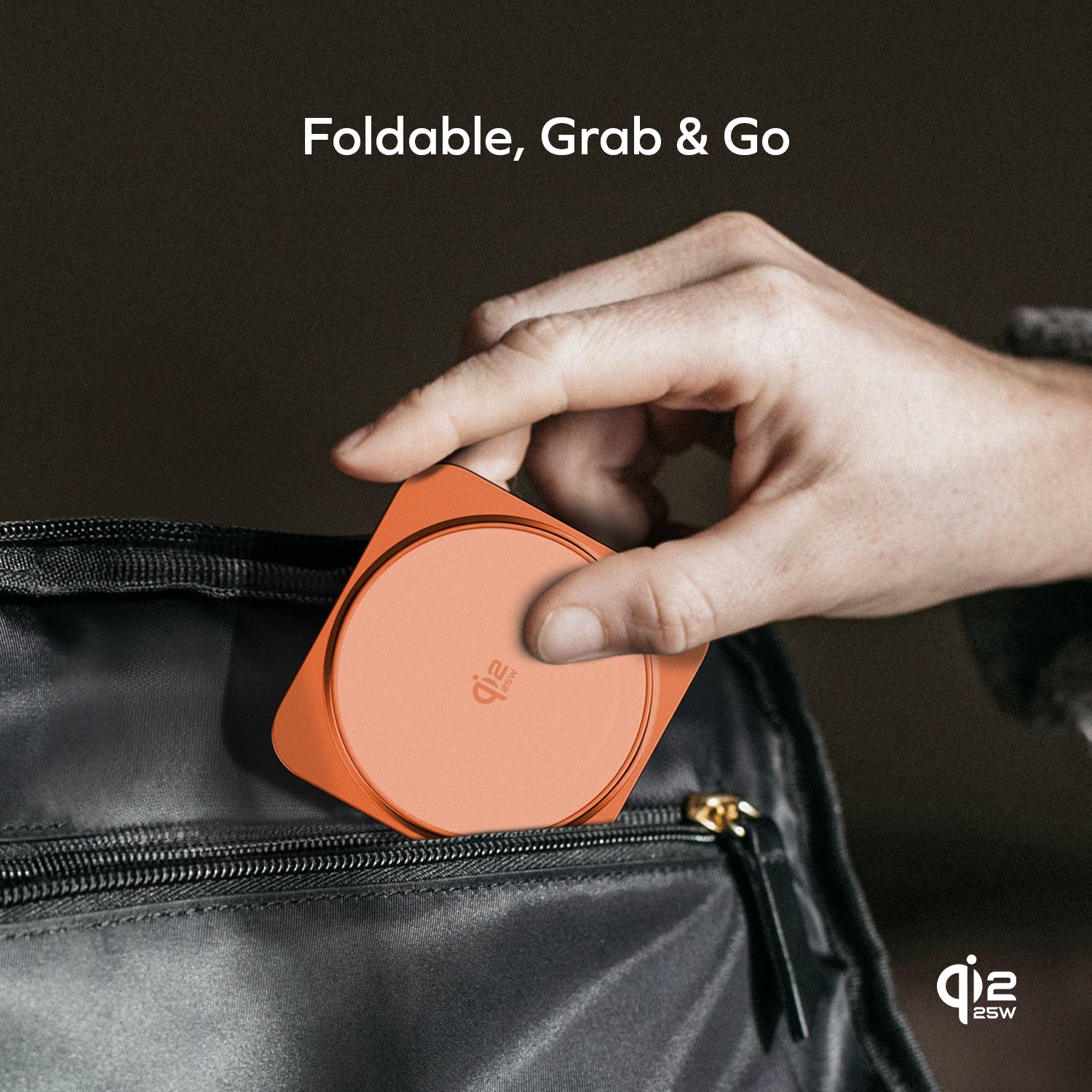 1-Charge Q.Port² 折疊 Qi2.2 三合一無線充電座