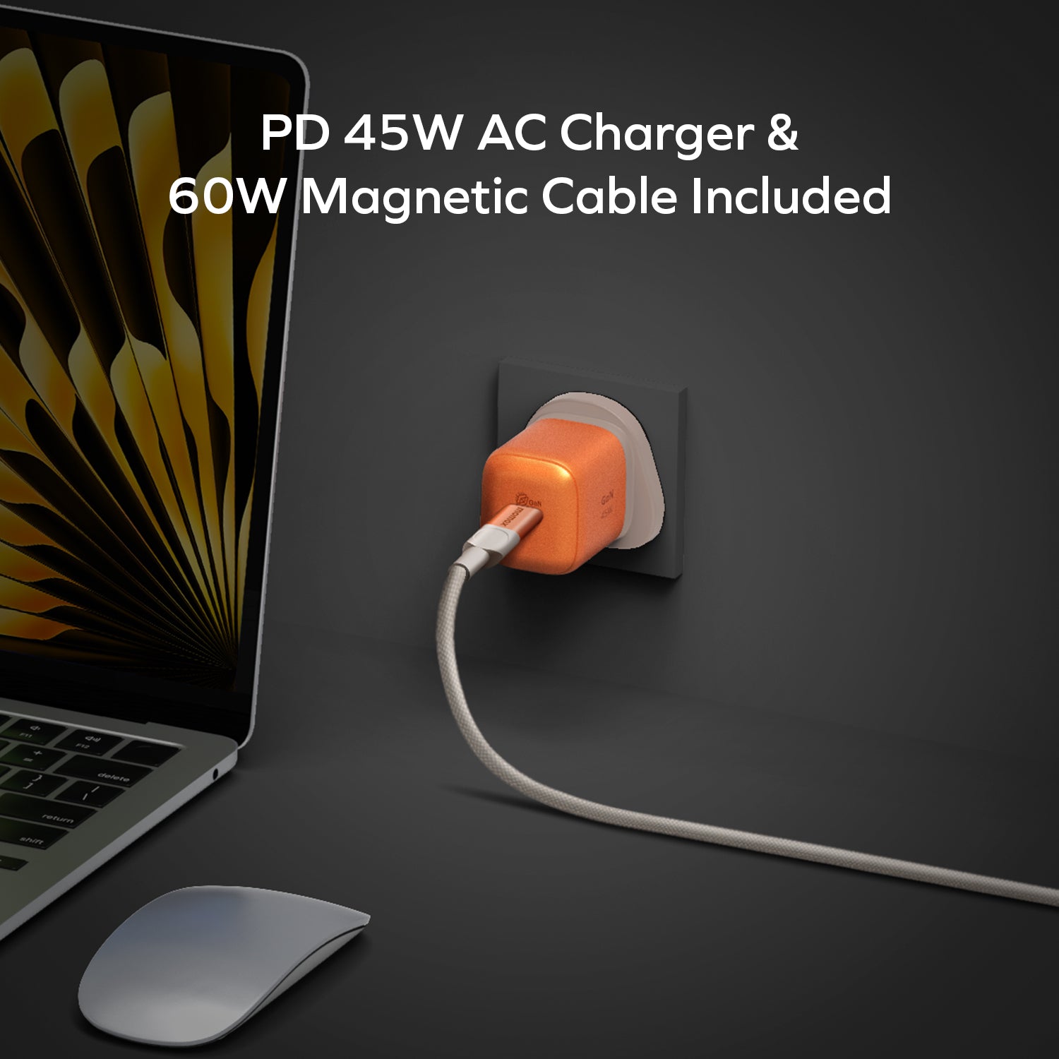 1-Charge Q.Port² 折疊 Qi2.2 三合一無線充電座