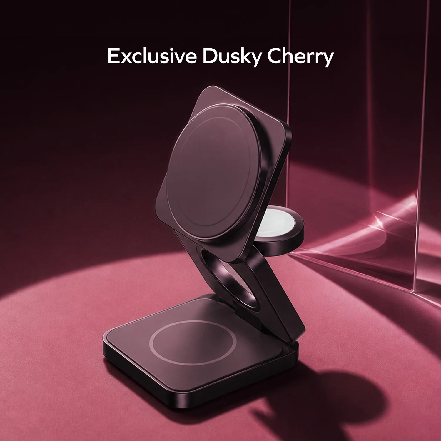 1-Charge Q.Port² 折疊 Qi2 25W 三合一無線充電座