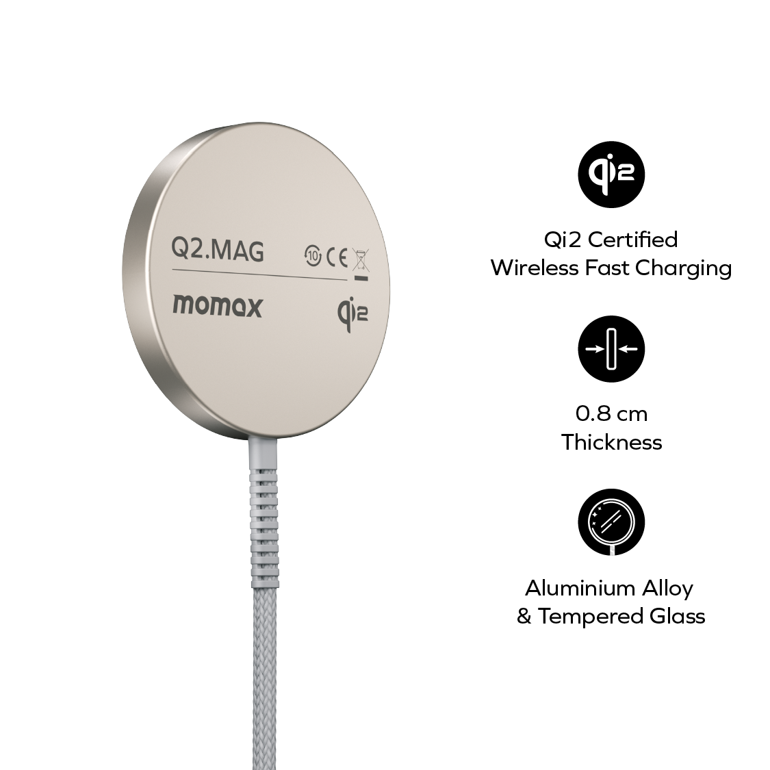 Q2.Mag Qi2 磁吸無線充電器