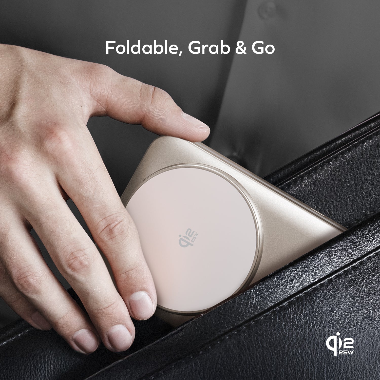 1-Charge Q.Port²
 折疊 Qi2.2 三合一無線充電支架