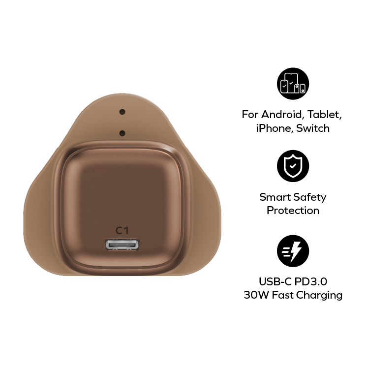 1-Charge 1 連接埠 30W 充電器