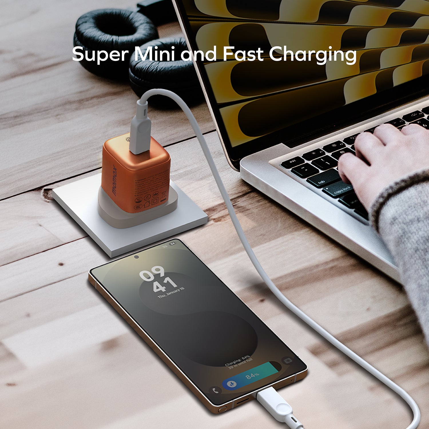 1-Charge 45W GaN 充電器