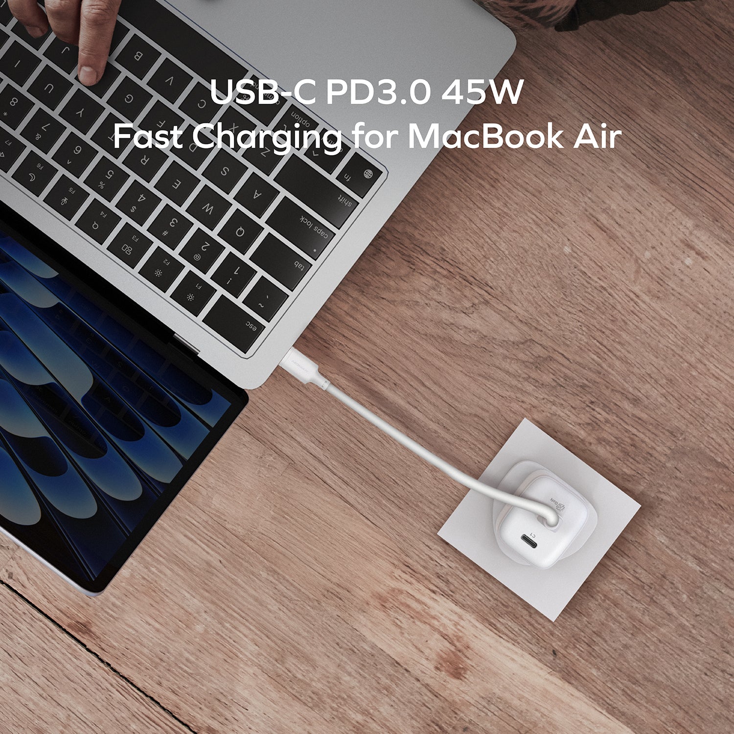1-Charge 45W 雙輸出 GaN 充電器