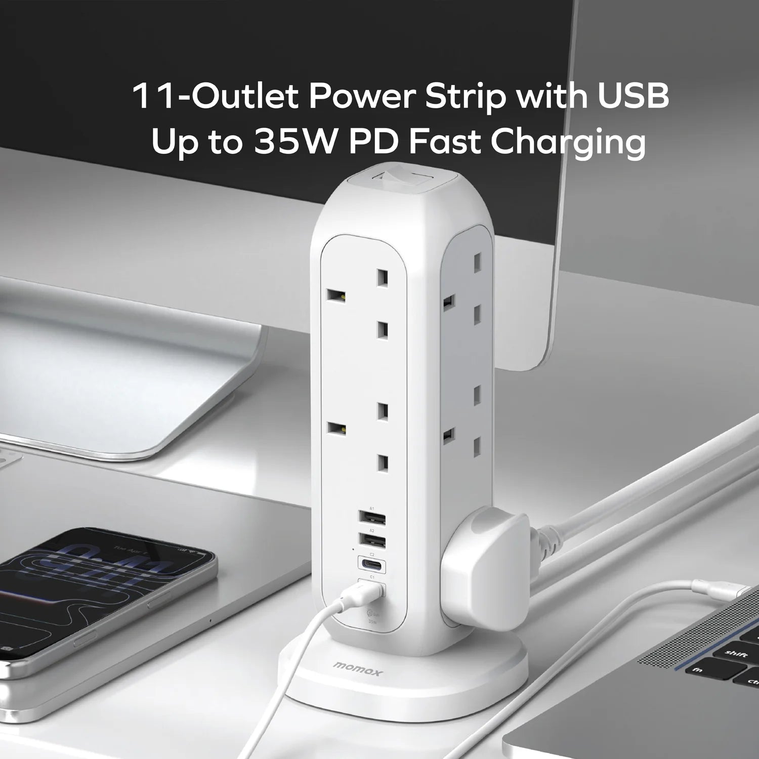 1-Plug PD35W 2A2C 11 位拖板