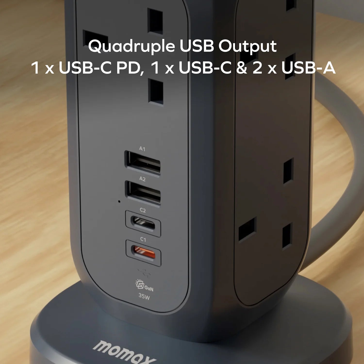 1-Plug PD35W 2A2C 11 位拖板