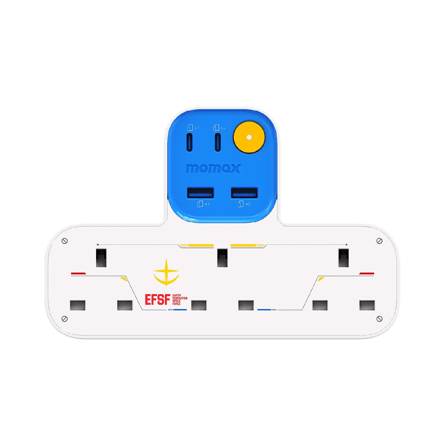 1-Charge Work Flow USB + 3口T型插座