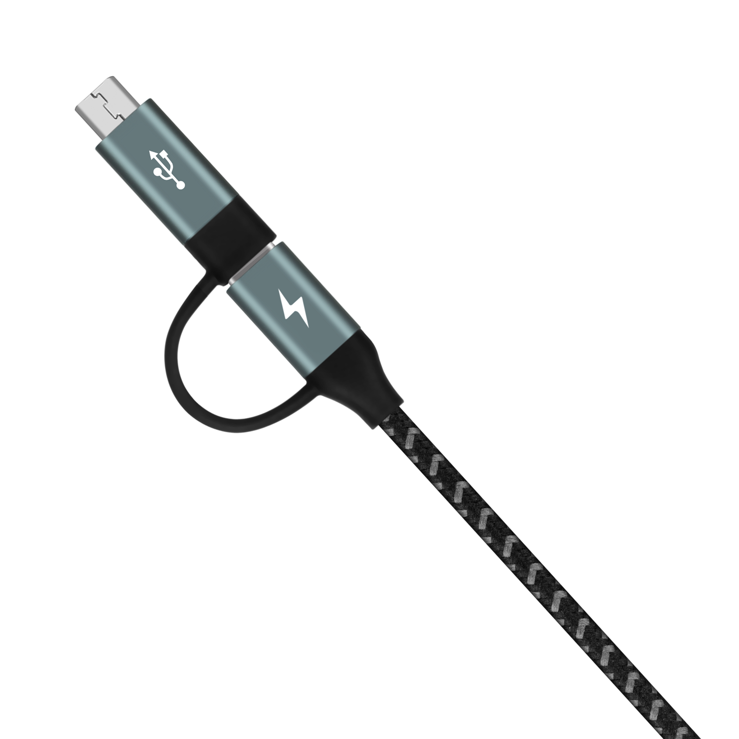 One Link 4 in 1 USB A/ USB-C to Micro USB/ USB-C cable (1.2M)