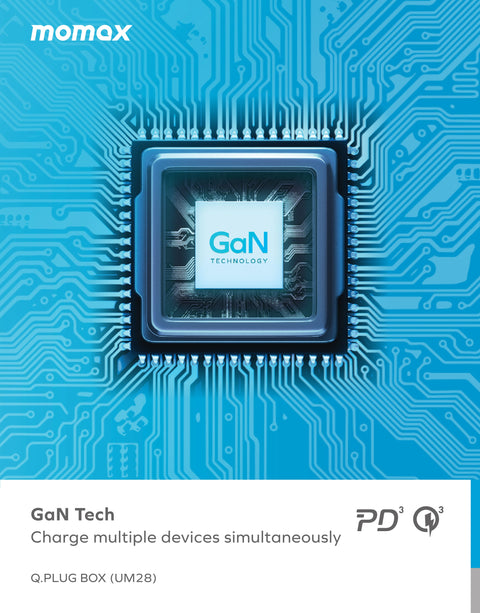 Q.PLUG BOX GaN 100W六輸出連無線充桌面充電器