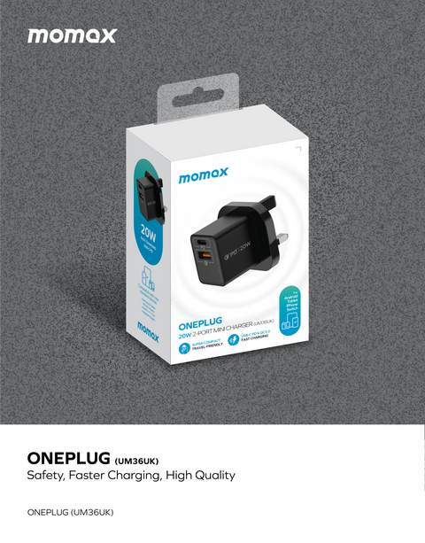 Momax ONEPLUG 雙輸出快速充電器