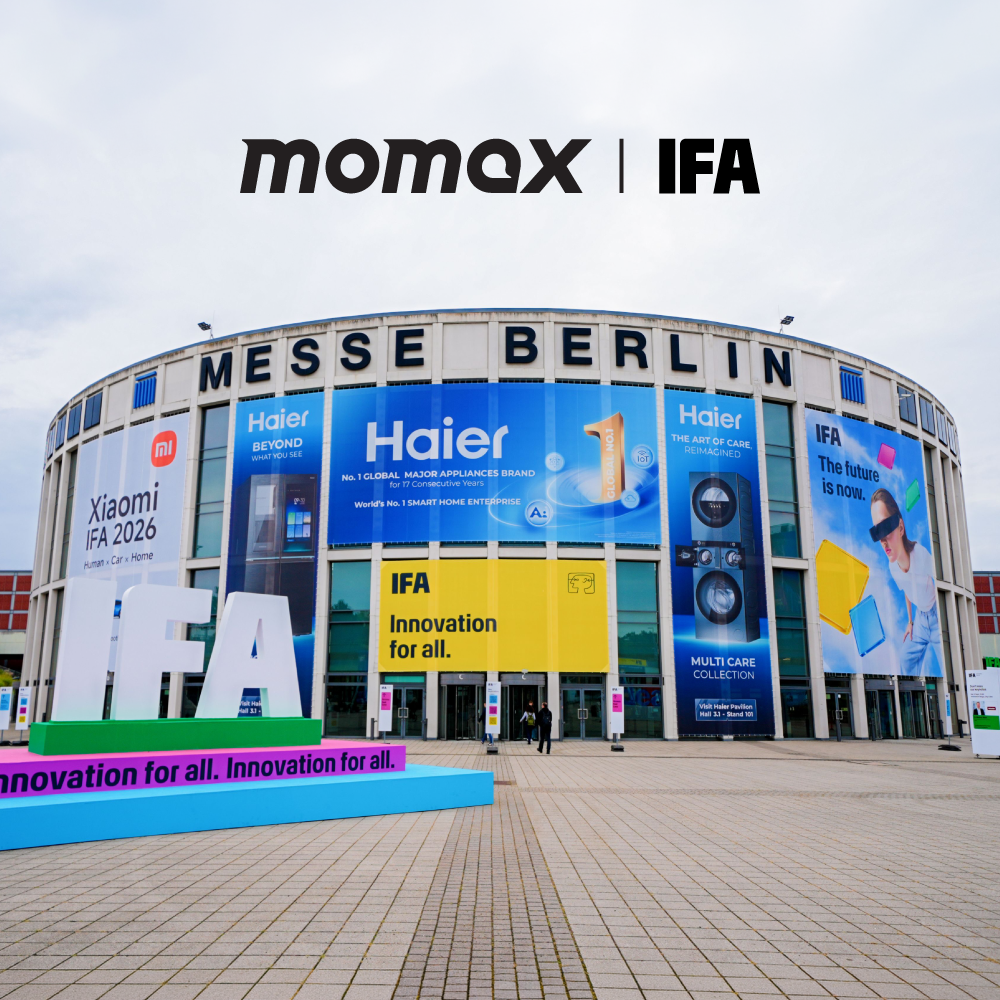 Momax 將時尚科技、電池創新與創作工具帶到 IFA Berlin 2026